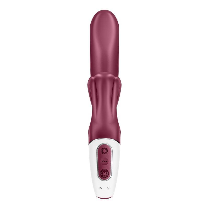 SATISFYER - LOVE ME VIBRADOR RABBIT AZUL - Optelum
