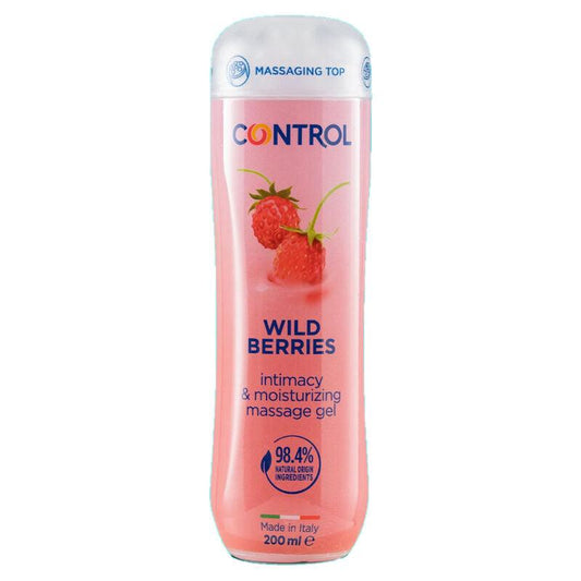 CONTROL - GEL DE MASAJE 3 EN 1 WILD BERRIES 200 ML - Optelum