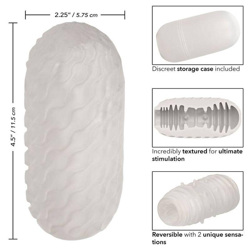 CALEXOTICS - REVERSIBLE RIBBED STROKER - Optelum