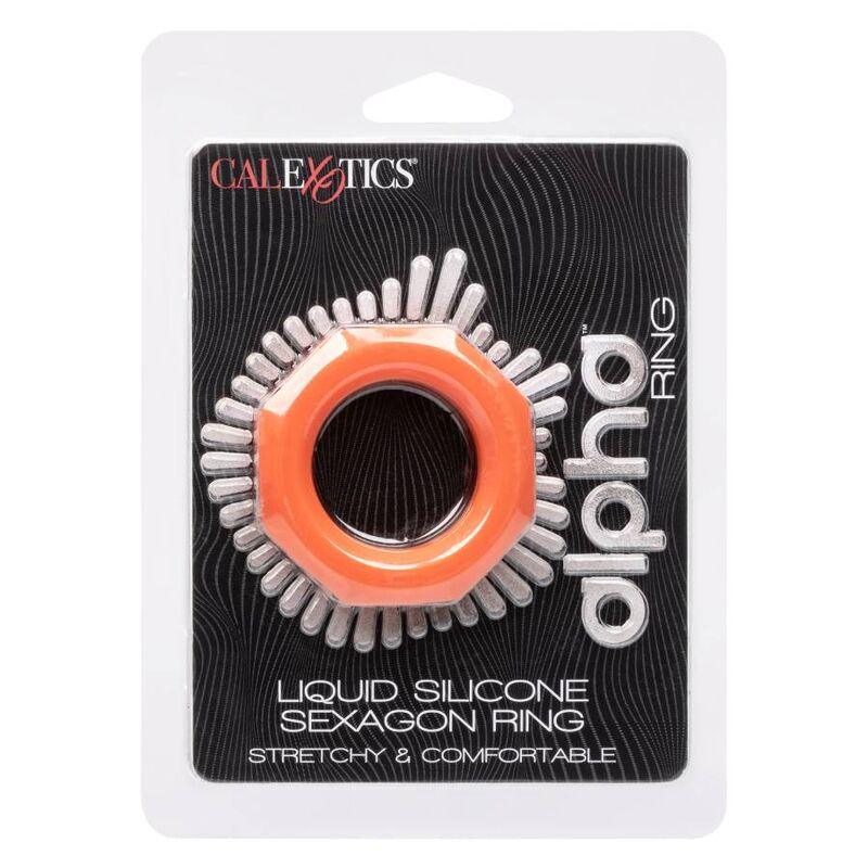 CALEXOTICS - ALPHA SEXAGON RING NARANJA - Optelum
