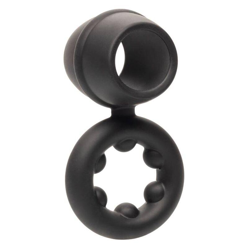 CALEXOTICS - ALPHA DUAL MAGNUM RING NEGRO - Optelum