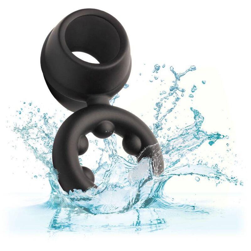 CALEXOTICS - ALPHA DUAL MAGNUM RING NEGRO - Optelum