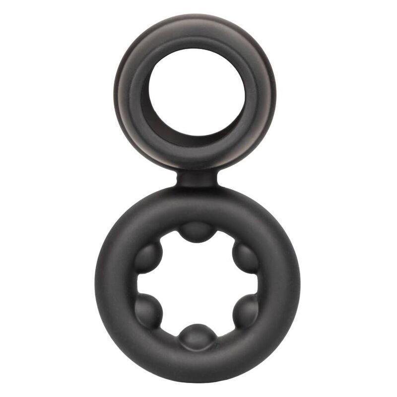 CALEXOTICS - ALPHA DUAL MAGNUM RING NEGRO - Optelum