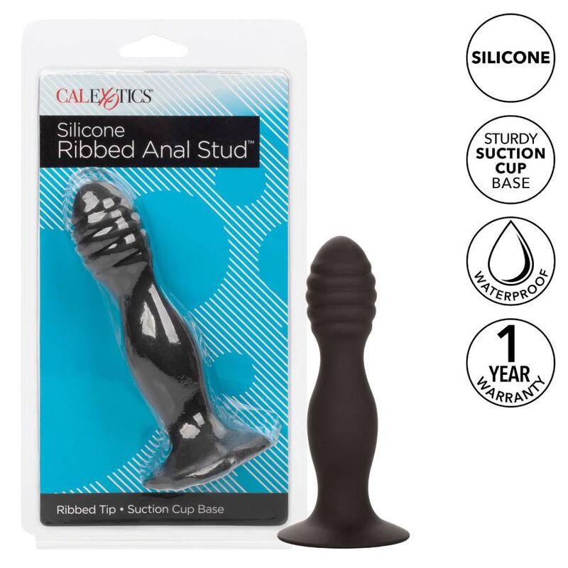 CALEXOTICS - RIBBED ANAL STUD - Optelum