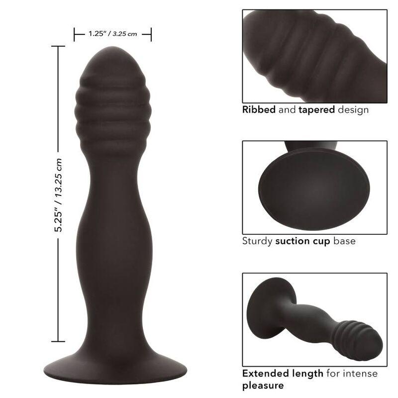 CALEXOTICS - RIBBED ANAL STUD - Optelum