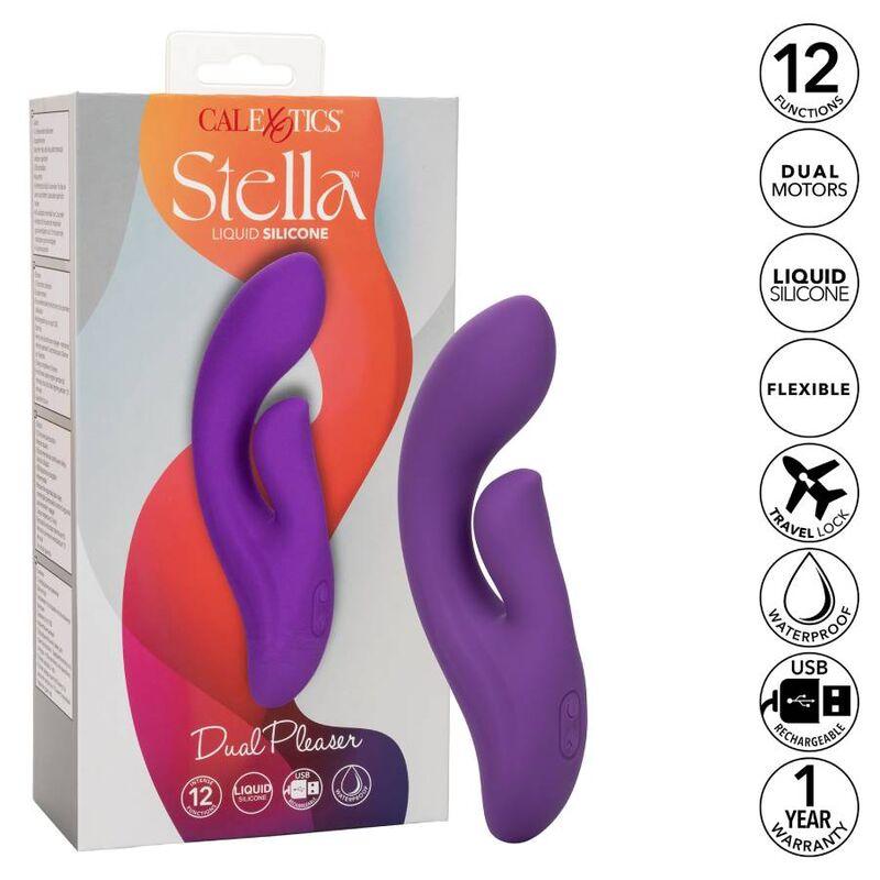 CALEXOTICS - STELLA DUAL PLEASER VIOLETA - Optelum