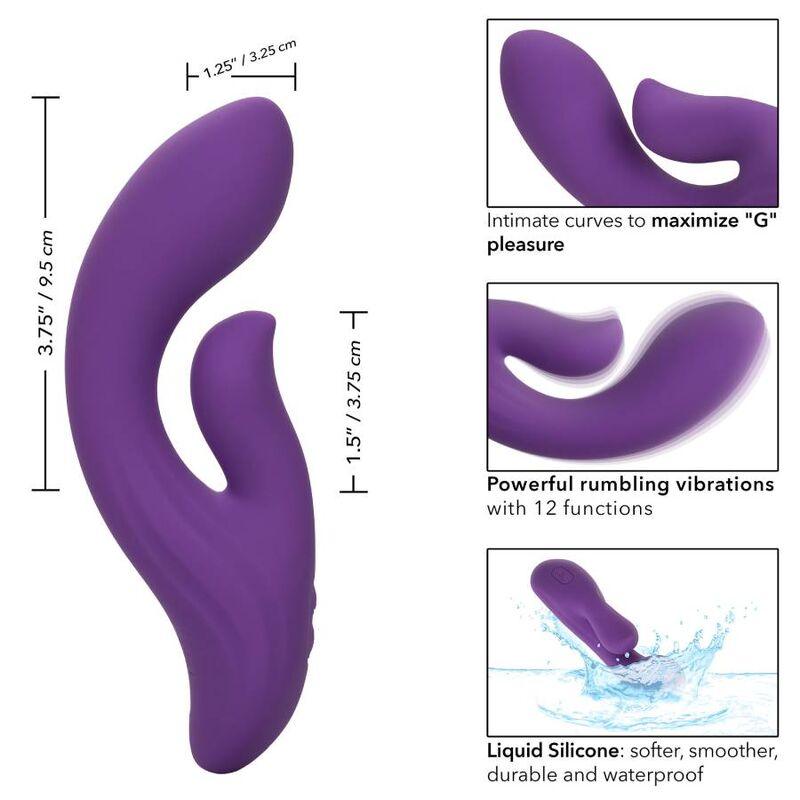 CALEXOTICS - STELLA DUAL PLEASER VIOLETA - Optelum