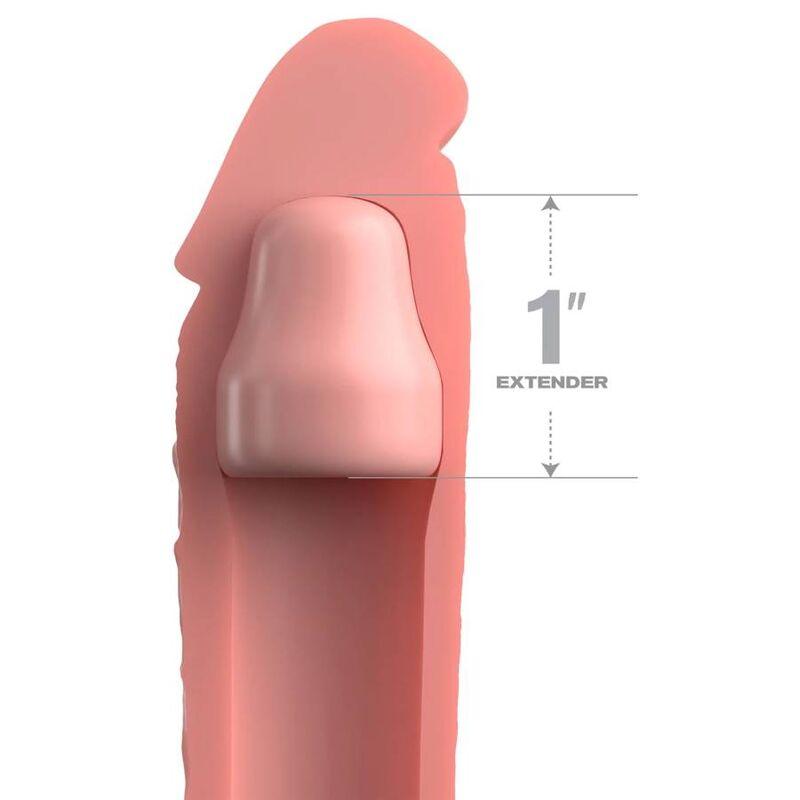 FANTASY X- TENSIONS - PIPEDREAMS SLEEVE 17,78 CM + 2,54 CM PLUG SKIN - Optelum