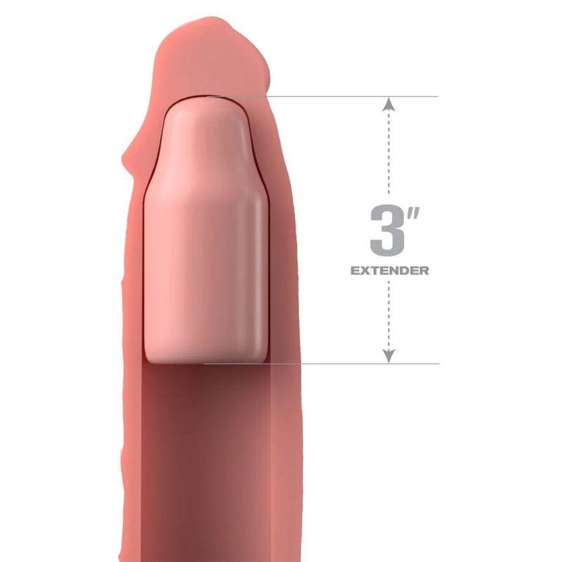 FANTASY X- TENSIONS - PIPEDREAMS SLEEVE 22,86 CM + 7,62 CM PLUG SKIN - Optelum