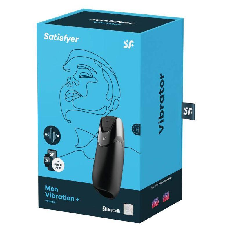 SATISFYER - MEN VIBRATION+ NEGRO - Optelum