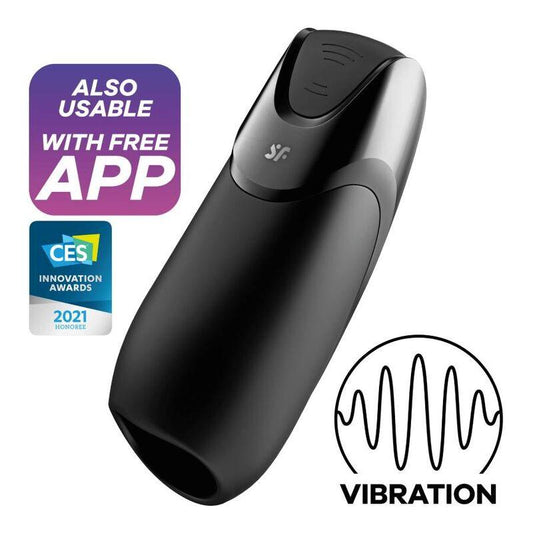 SATISFYER - MEN VIBRATION+ NEGRO - Optelum