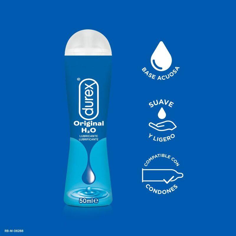 DUREX - LUBRICANTE DUREX PLAY NATURAL H2O 50 ML - Optelum