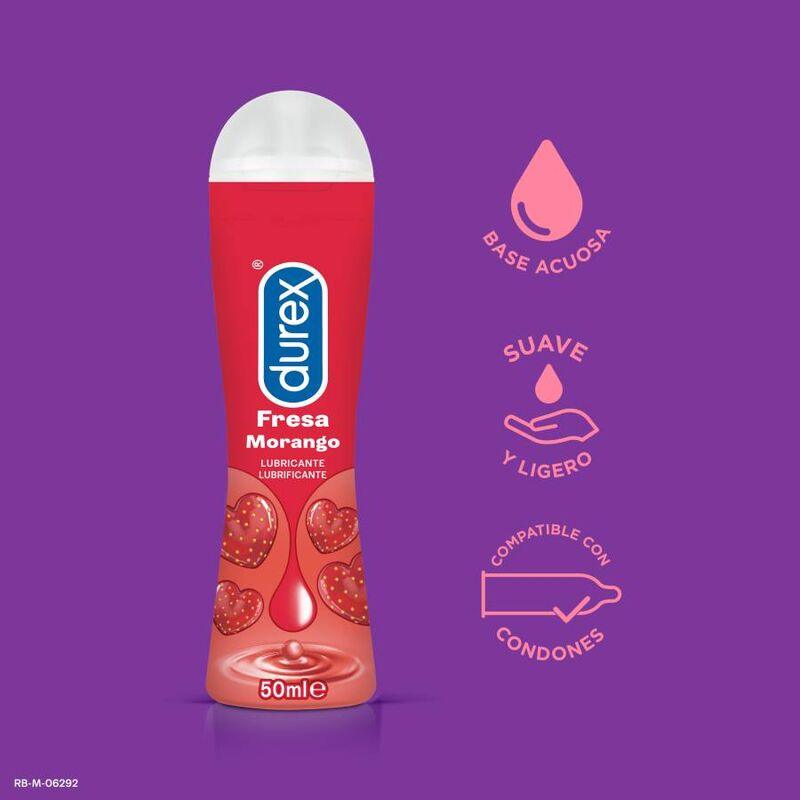 DUREX - LUBRICANTE PLAY FRESA 50 ML - Optelum
