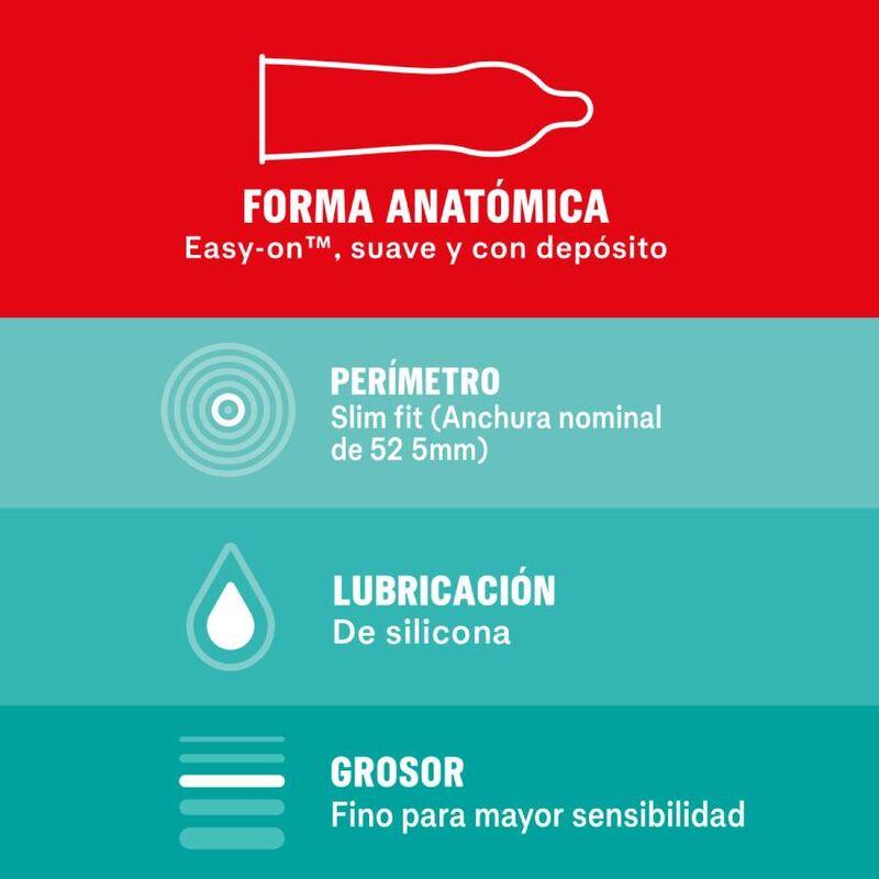 DUREX - SENSITIVO SLIM FIT 10 UNIDADES - Optelum