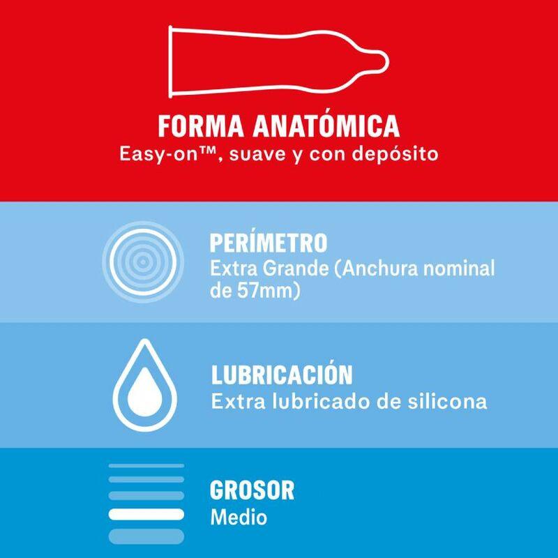 DUREX - PRESERVATIVOS SENSITIVO XL 10 UNIDADES - Optelum