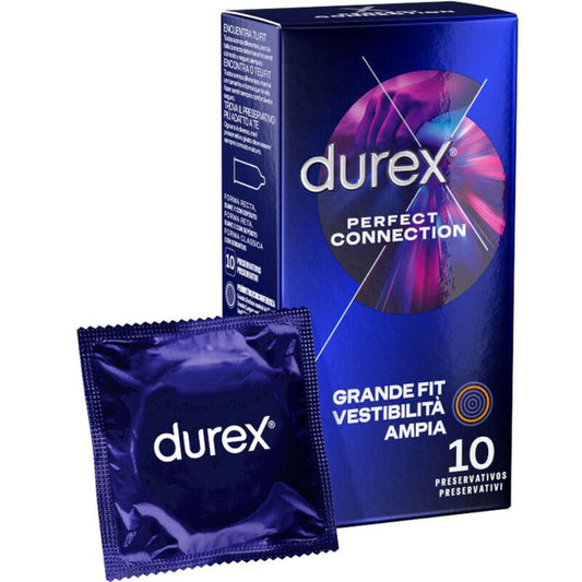 DUREX - PERFECT CONNECTION EXTRA LUBRICACION SILICONA 10 UNIDADES - Optelum