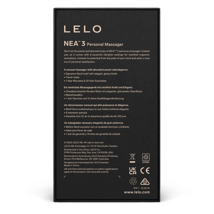 LELO - NEA 3 MASAJEADOR PERSONAL NEGRO - Optelum