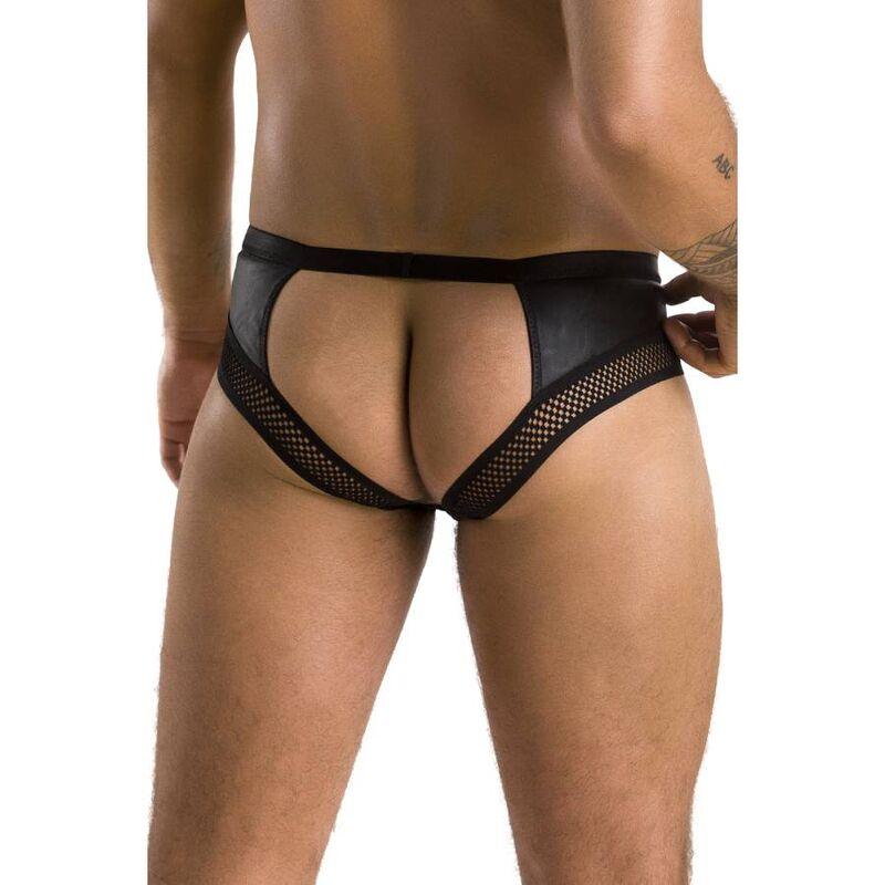 PASSION - 030 SLIP ABIERTO TOM NEGRO S/M - Optelum