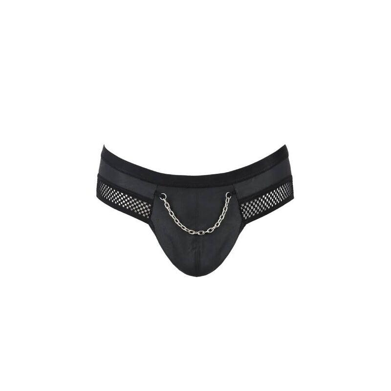 PASSION - 030 SLIP ABIERTO TOM NEGRO S/M - Optelum