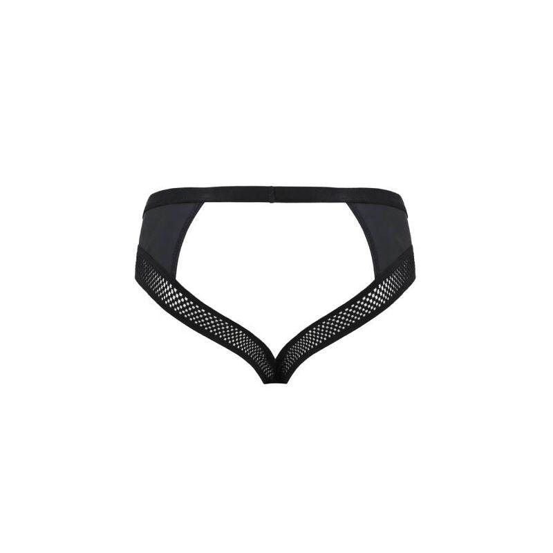 PASSION - 030 SLIP ABIERTO TOM NEGRO S/M - Optelum