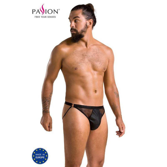 PASSION - 034 SLIP OPEN LUKE NEGRO S/M - Optelum