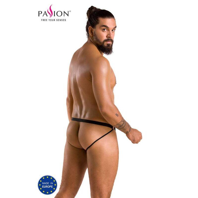 PASSION - 034 SLIP OPEN LUKE NEGRO S/M - Optelum