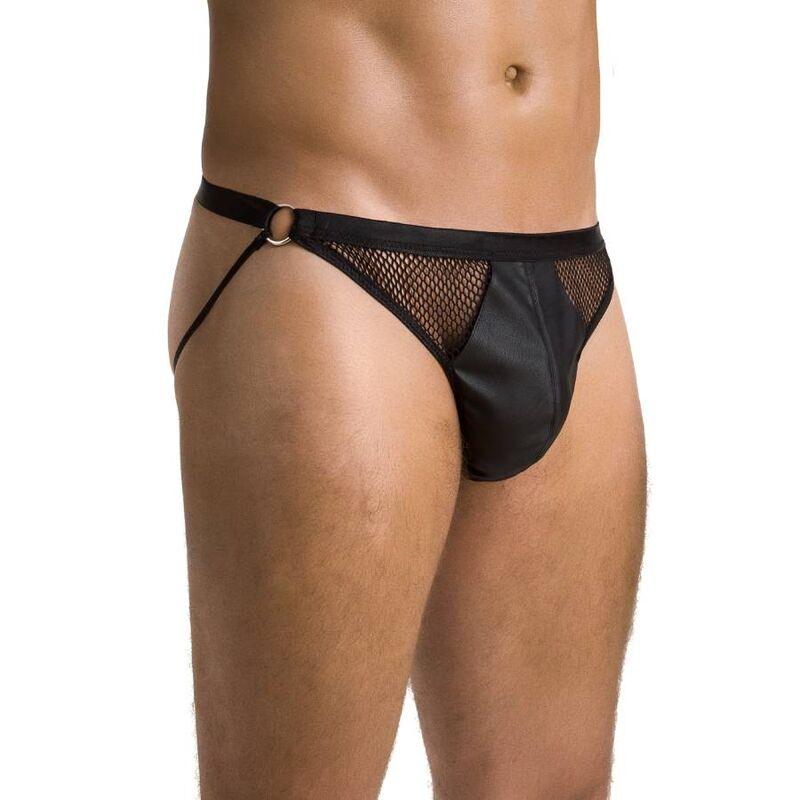 PASSION - 034 SLIP OPEN LUKE NEGRO S/M - Optelum