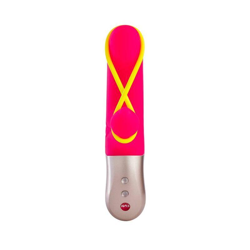 FUN FACTORY - AMORINO MINI VIBRADOR ROSA & AMARILLO NEON - Optelum