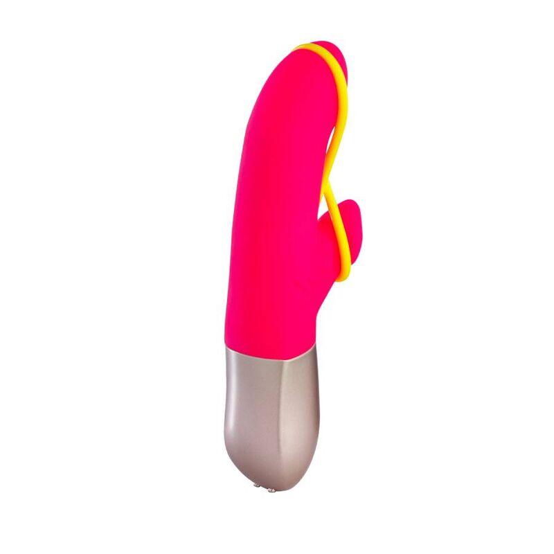 FUN FACTORY - AMORINO MINI VIBRADOR ROSA & AMARILLO NEON - Optelum