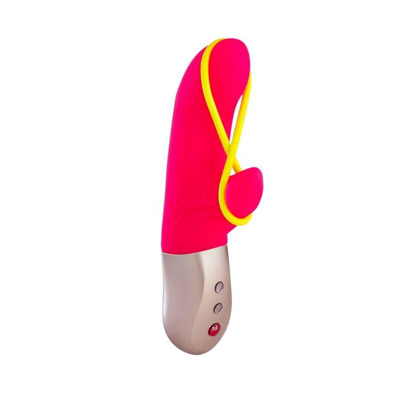 FUN FACTORY - AMORINO MINI VIBRADOR ROSA & AMARILLO NEON - Optelum