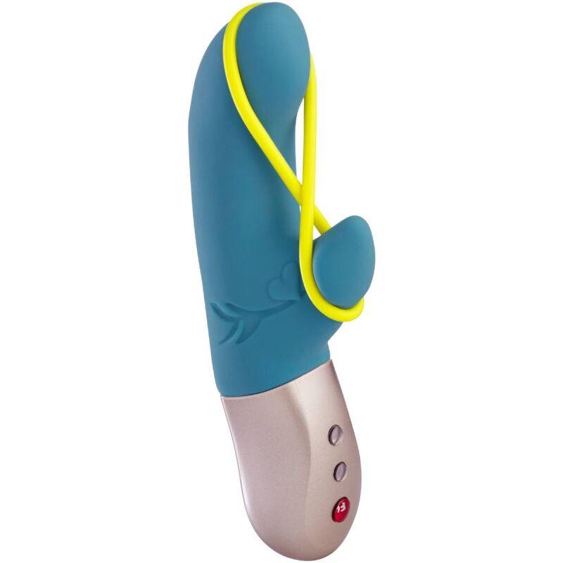 FUN FACTORY - AMORINO MINI VIBRADOR PETROL & AMARILLO NEON - Optelum