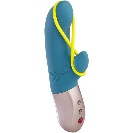 FUN FACTORY - AMORINO MINI VIBRADOR PETROL & AMARILLO NEON - Optelum