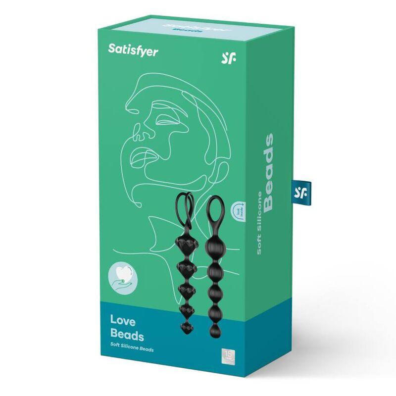 SATISFYER - LOVE BEADS NEGRO - Optelum