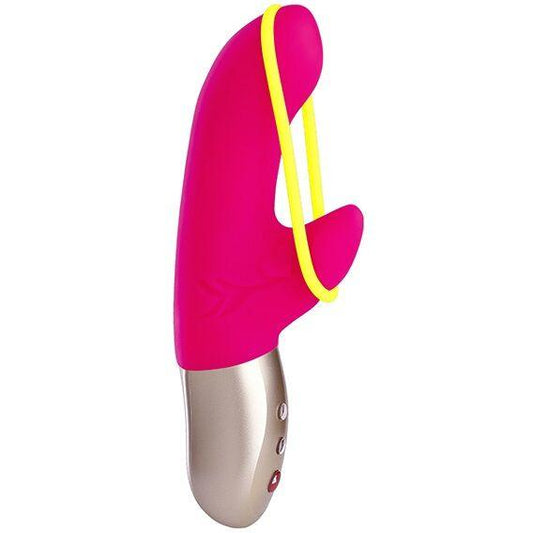FUN FACTORY - AMORINO MINI VIBRADOR ROSA & AMARILLO NEON - Optelum