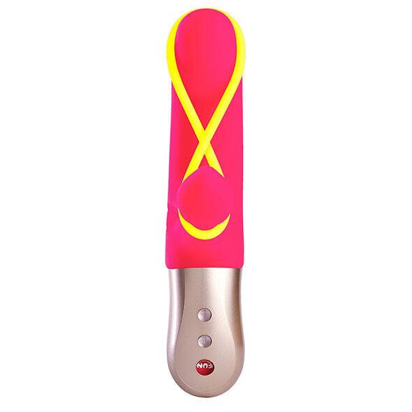 FUN FACTORY - AMORINO MINI VIBRADOR ROSA & AMARILLO NEON - Optelum