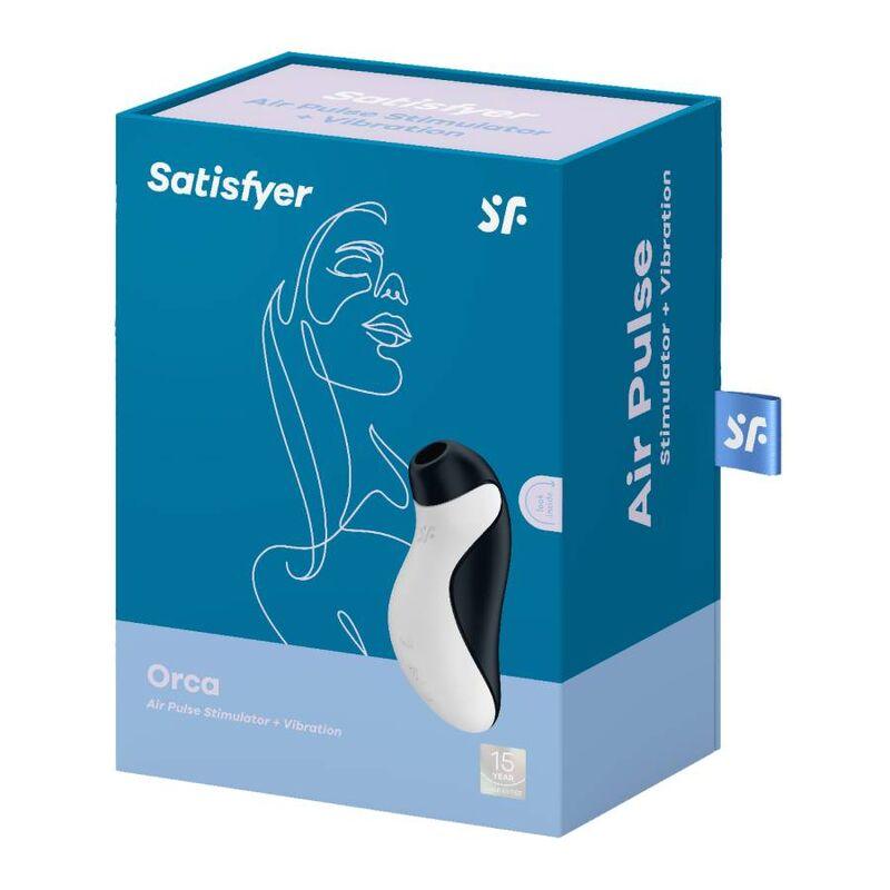 SATISFYER - ORCA AIR PULSE STIMULATOR + VIBRATION - Optelum