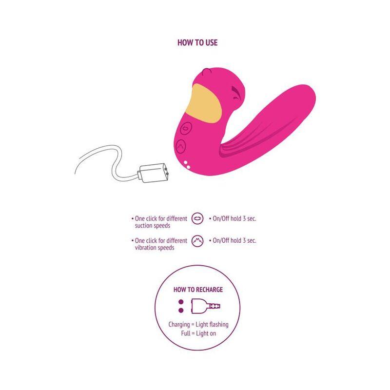 XOCOON - CELESTIAL LOVE VIBE ESTIMULADOR FUCSIA - Optelum