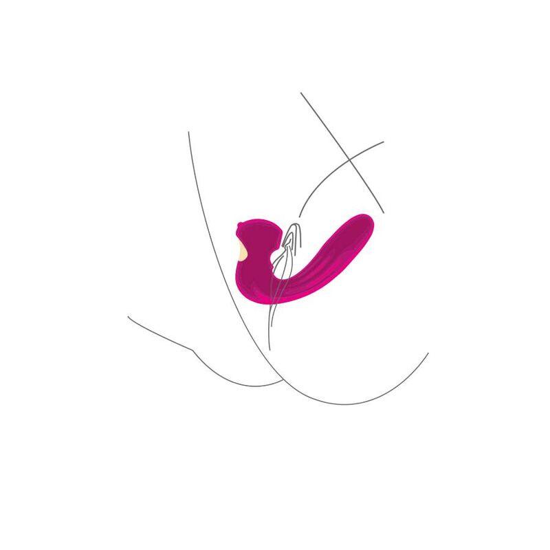 XOCOON - CELESTIAL LOVE VIBE ESTIMULADOR FUCSIA - Optelum