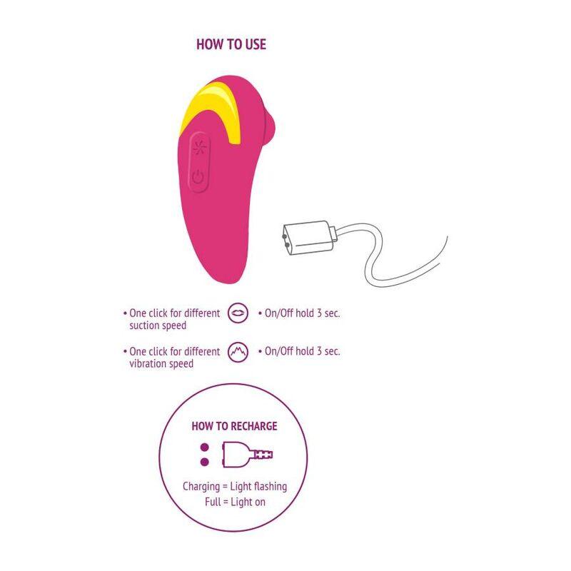 XOCOON - INFINITE LOVE ESTIMULADOR FUCSIA - Optelum