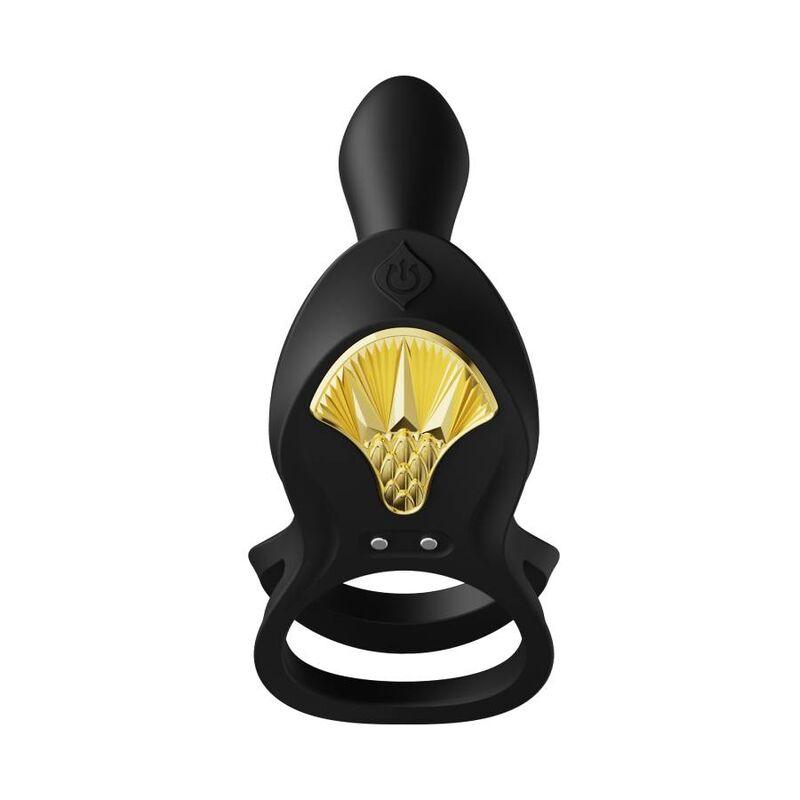 ZALO - BAYEK ANILLO VIBRADOR CONTROL REMOTO PAREJAS NEGRO - Optelum