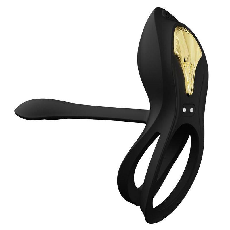 ZALO - BAYEK ANILLO VIBRADOR CONTROL REMOTO PAREJAS NEGRO - Optelum
