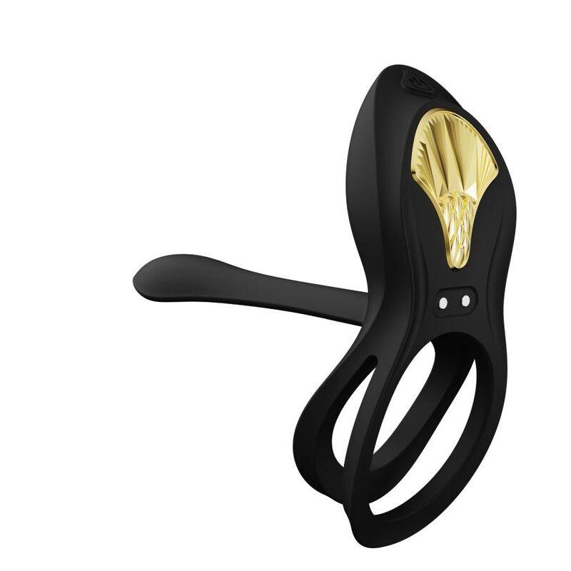 ZALO - BAYEK ANILLO VIBRADOR CONTROL REMOTO PAREJAS NEGRO - Optelum