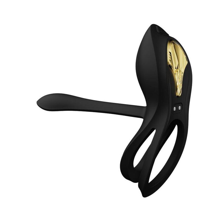 ZALO - BAYEK ANILLO VIBRADOR CONTROL REMOTO PAREJAS NEGRO - Optelum