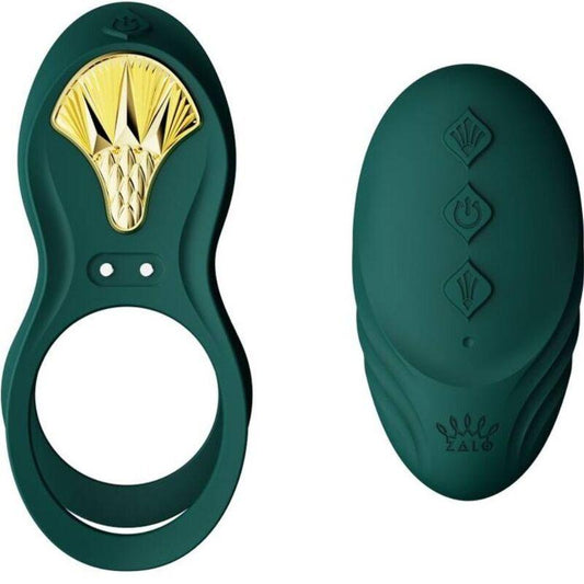 ZALO - BAYEK ANILLO VIBRADOR CONTROL REMOTO PAREJAS VERDE - Optelum