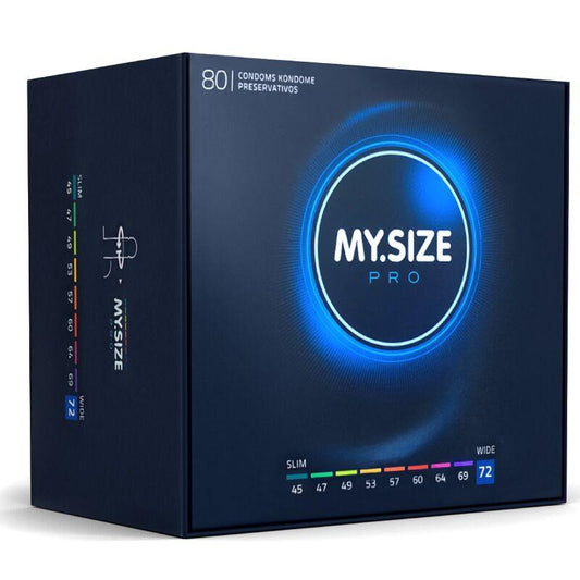 MY SIZE - PRO PRESERVATIVOS 72 MM 80 UNIDADES - Optelum