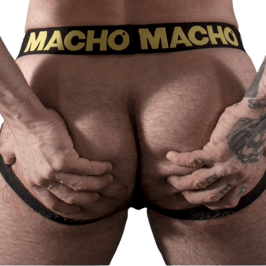 MACHO - MX25AC JOCK CUERO AMARILLO M - Optelum