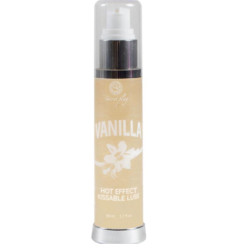SECRETPLAY - LUBRICANTE 2-1 EFECTO CALOR VAINILLA 50 ML - Optelum