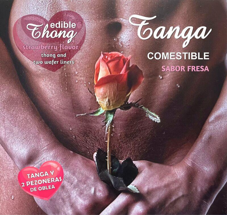HOTFLOWERS - TANGA+ 2 PEZONES OBLEA FRESA HOMBRE /es/pt/en/fr/it/ - Optelum