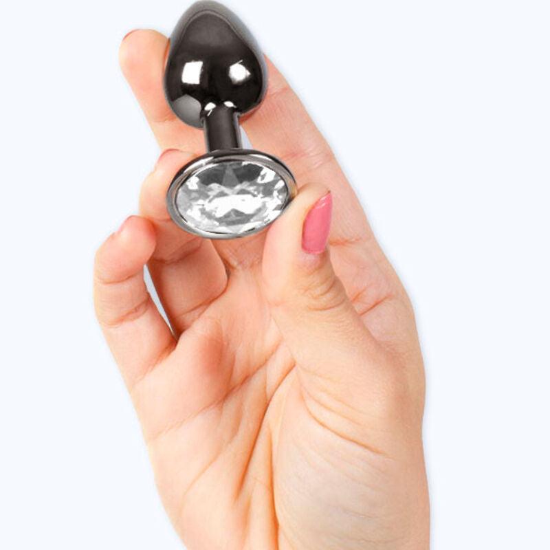SECRETPLAY - GUNMETAL BUTT PLUG TALLA S 7 CM - Optelum