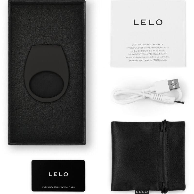 LELO - TOR 3 ANILLO VIBRADOR NEGRO - Optelum